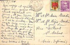 CPA Bareges La Ville et la Chapelle Saint Justin au Centre 