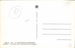 CPA Env de Bagneres de Bigorre Arreau Vue Prise de la Montee du Col d'Aspin 