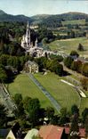 CPA Lourdes La Basilique et la Basilique Souterraine St Pie X 