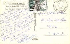 CPA Bareges Vue Generale depuis le Capet 