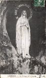 CPA Lourdes La Vierge de la Grotte 