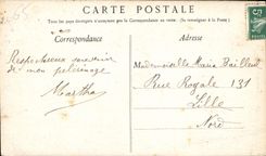 CPA Lourdes La Vierge de la Grotte 