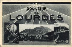 CPA Souvenir de Lourdes 