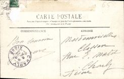 CPA Lourdes Le Chateau et les Montagnes 