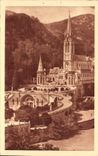 CPA Lourdes La Basilique et le Gave 