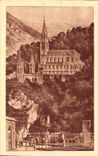 CPA Lourdes La Grotte et la Basilique 