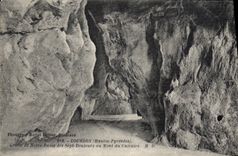 CPA Lourdes Hautes Pyrenees Grotte de Notre Dame des Sept Douleurs au Mont du Calvaire 