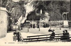CPA Lourdes La Grotte 
