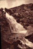 CPA Gavarnie Cascade d'Ossoue au Sommet de la Montagne Notre Dame des Neiges 