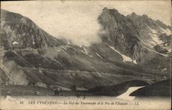CPA Les Pyrenees Le Col du Tourmalet et le Pic de l'Espade 