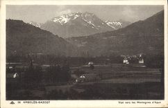 CPA Argeles Gazost Vue vers les Montagnes d'Azun 