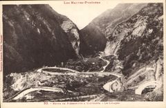 CPA Route de Pierrefitte a Cauterets Le Limacon 
