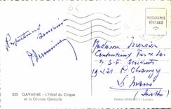 CPA Gavarnie L'Hotel du Cirque et la Grande Cascade 