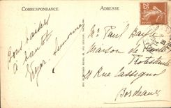 CPA Cauterets Route du Pont d'Espagne Cascade du Pas de l'Ours 