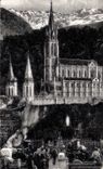 CPA Lourdes La Grotte et la Basilique 