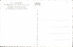 CPA Lourdes La Basilique et la Vierge Couronnee 