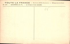 CPA Gavarnie Le Cirque et ses Cascade 