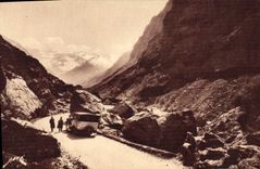 CPA Gavarnie Route de Gavarnie Le Chaos 