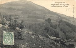 CPA Les Pyrenees Bagneres de Bigorre Vallee de Saint et le Bedat 