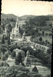 CPA Lourdes La Basilique et le Gave Monument Interallie 