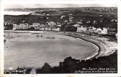 CPA Saint Jean de Luz La Plage prise de la Tour de Bordagain 