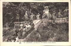 CPA Lourdes Le Calvaire Scala Sancta 