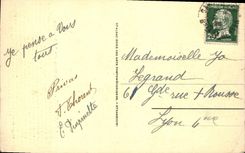 CPA Lourdes Apparition de la Vierge 