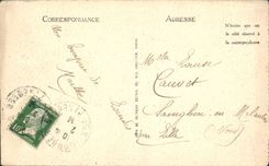 CPA Lourdes La Vierge Couronnee et le Chateau Fort 