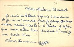 CPA Strasbourg La Cathedrale 