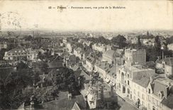 CPA Troyes Panorama ouest vue prise de la Madeleine 