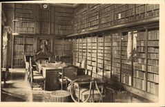 CPA Chateau de Chantilly La Bibliotheque 