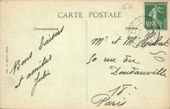 CPA Vue du Chateau de Marly prise du bas du Grand Parterre