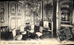 CPA Chateau de Chantilly La Lingerie 