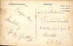 CPA Chateau de Chantilly La Lingerie 