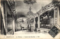 CPA Chantilly Le Chateau Galerie des Batailles 
