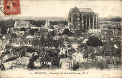 CPA Beauvais Panorama pris de Saint Etienne 