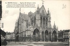 CPA Troyes Aube Eglise St Urbain 