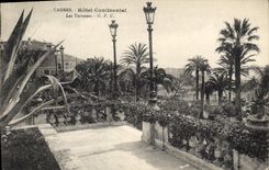 CPA Cannes Hotel Continental Les Terrsses 