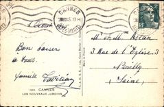 CPA Cannes Les Nouveaux Jardins 