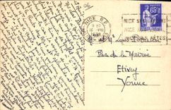 CPA Nice Promenade des Anglais Jetee Promenade et Mont Baron 