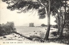 CPA Les Iles de Lerins Ile St Honorat La Tour des Moines 