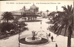 CPA Nice Le Jardin Albert Ier et la Fontaine des Tritons 