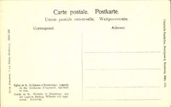 CPA Eglise de St Guillaume a Strasbourg 