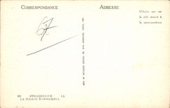 CPA Strasbourg La Maison Kammerzell 