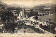 CPA Lourdes Vue Plongeante 