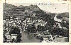 CPA Lourdes Vue generale prise du Chateau fort 