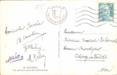 CPA Lourdes Vue generale prise du Chateau fort 