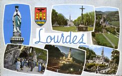 CPA Souvenir de Lourdes 