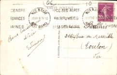 CPA Nice Palais de la Jetee Coucher de Soleil 