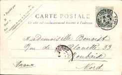 CPA Lourdes L'Apparition 